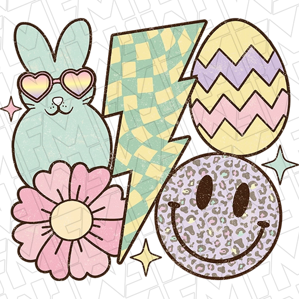 Easter Fun Icon DTF Transfer