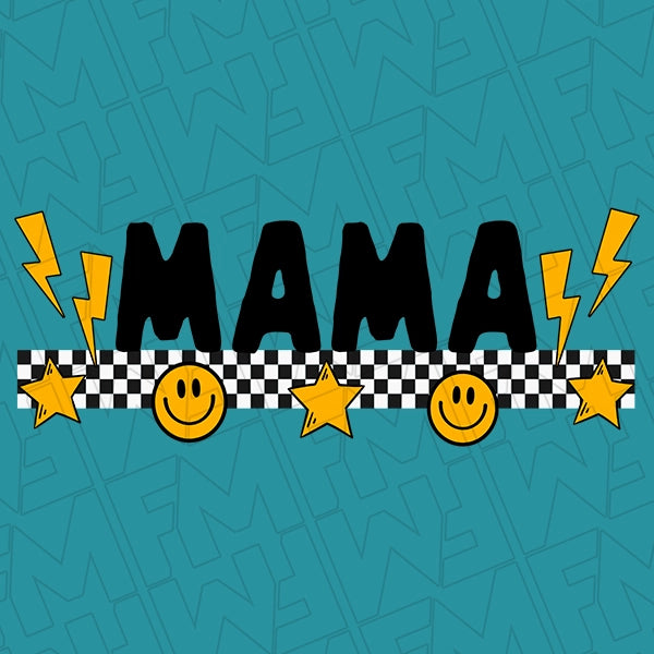 Mama Checker Smilies Mommy DTF Transfer